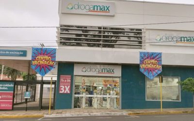 Fiscalização das obras da farmácia Drogamax da Av. Brasília em Araçatuba-SP