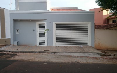 Obra residencial na Rua Compadre João Bertani em Araçatuba-SP